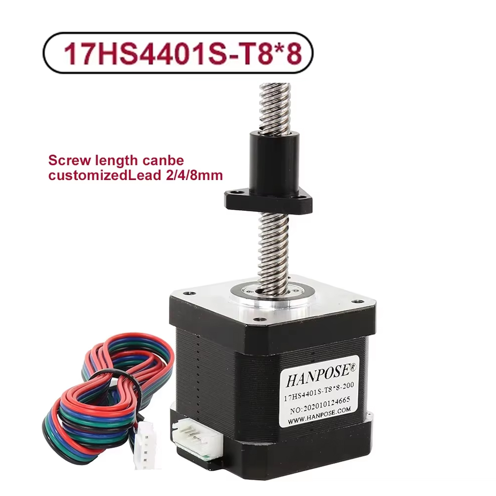 Lead Screw 8Mm - Motor de passo Nema17 17HS4401S-T8 com