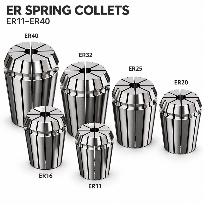 End Mill Set - Conjunto de pinças ER ER8 ER11