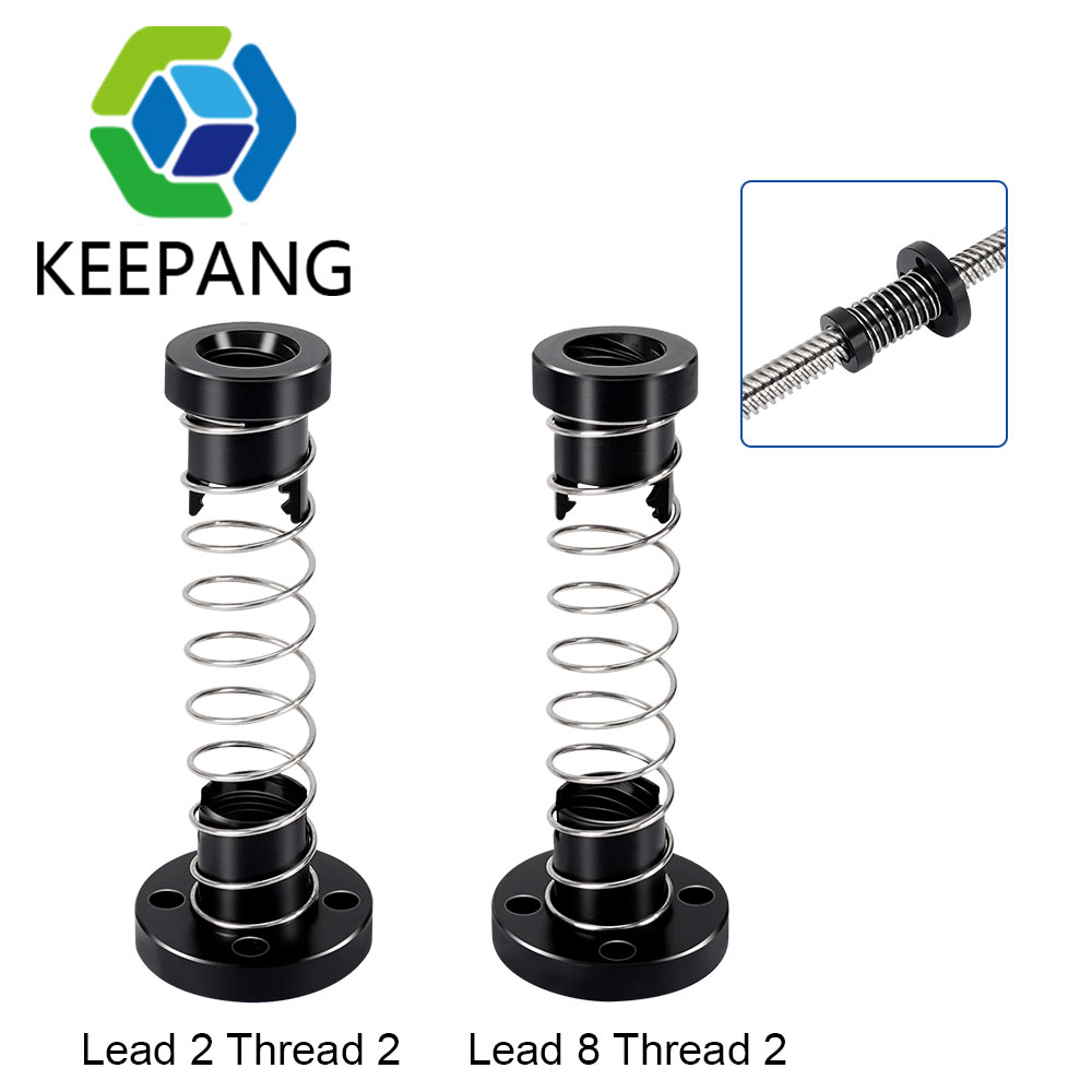 Lead Screw 8Mm - Impressora 3d pom t8 anti porcas