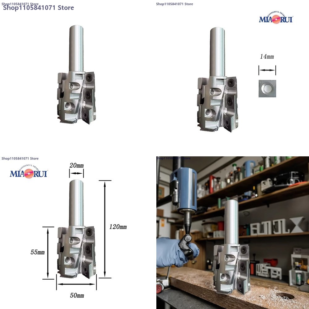 Cnc Router - Fresa de tupia espiral com insertos