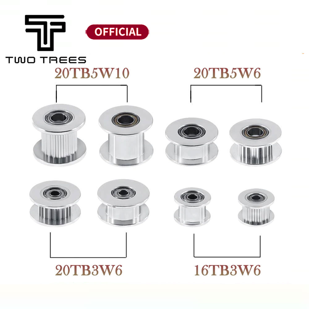 Gt2 Pulley - Polia de distribuição intermediária gt2, 16/20