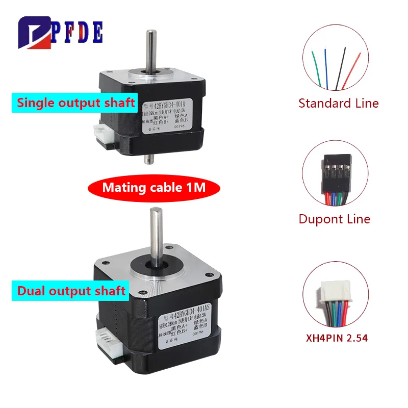 Stepper Motor Nema17 - Nema17 motor de passo 42bygh peças