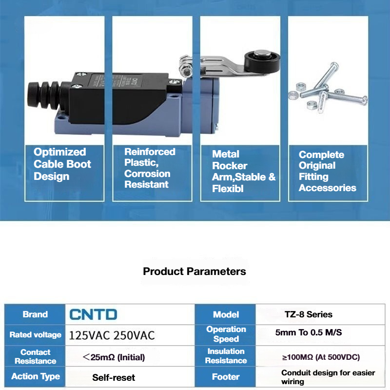 2 Peças CNTD TZ‑8 Series Micro - Limit Switch avaliação e preço