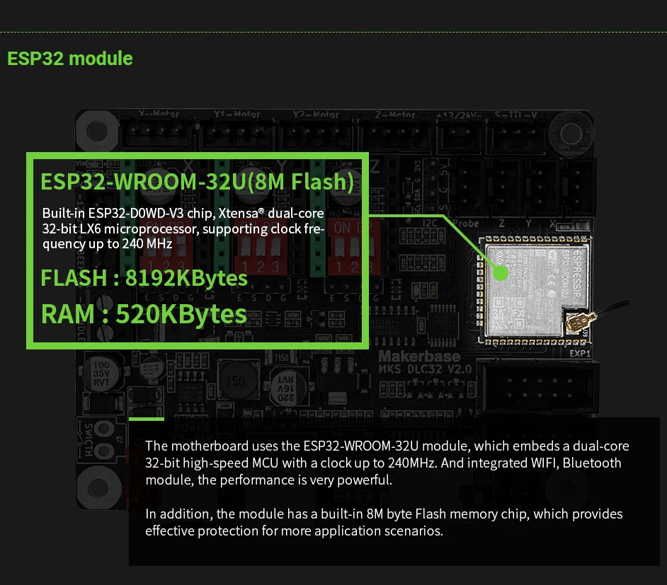 Makerbase mks dlc32 v2.1 32bit - Lm8Uu Bearing avaliação e preço