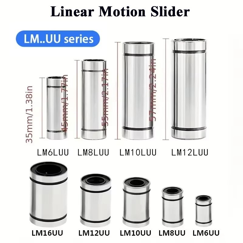 4/10 peças LM3UU LM4UU LM5UU L - Lm8Uu Bearing avaliação e preço