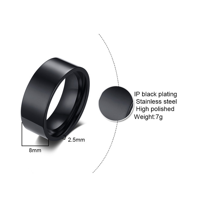 Anel personalizado de aço inox - Coupling 8Mm avaliação e preço