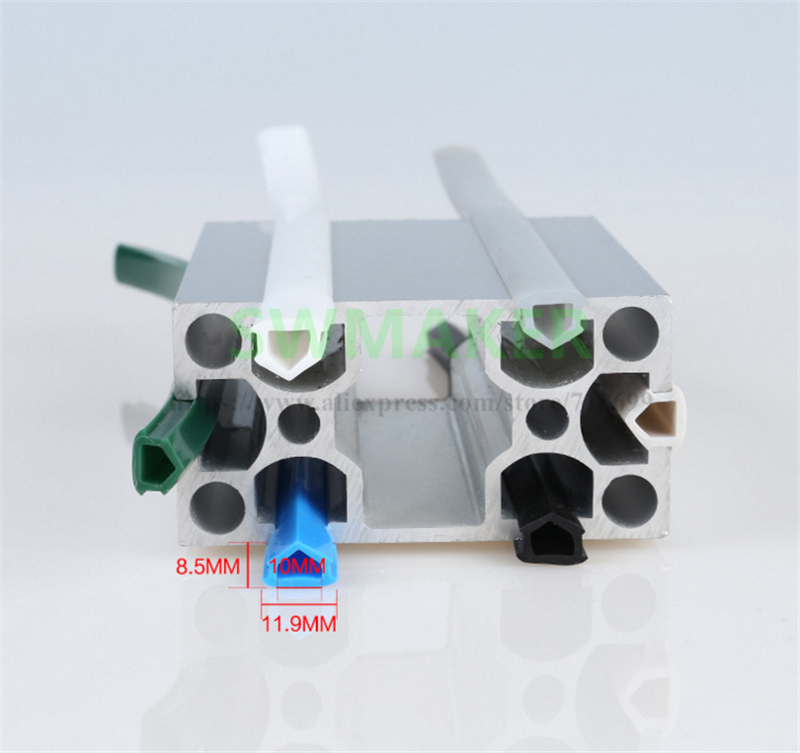 1 metro 6mm/8mm/10mm vedação p - Linear Rod 8Mm avaliação e preço
