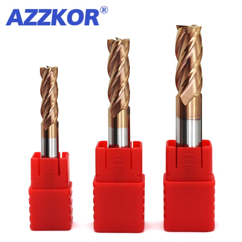 AZZKOR-Tungsten Aço Fresa, rev - End Mill Set avaliação e preço