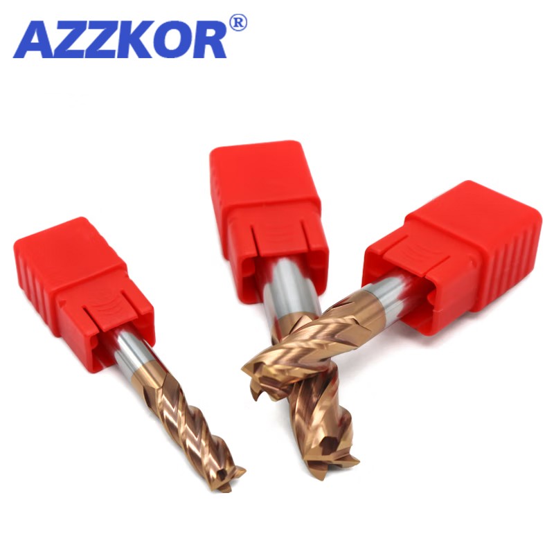 AZZKOR-Tungsten Aço Fresa, rev - End Mill Set avaliação e preço