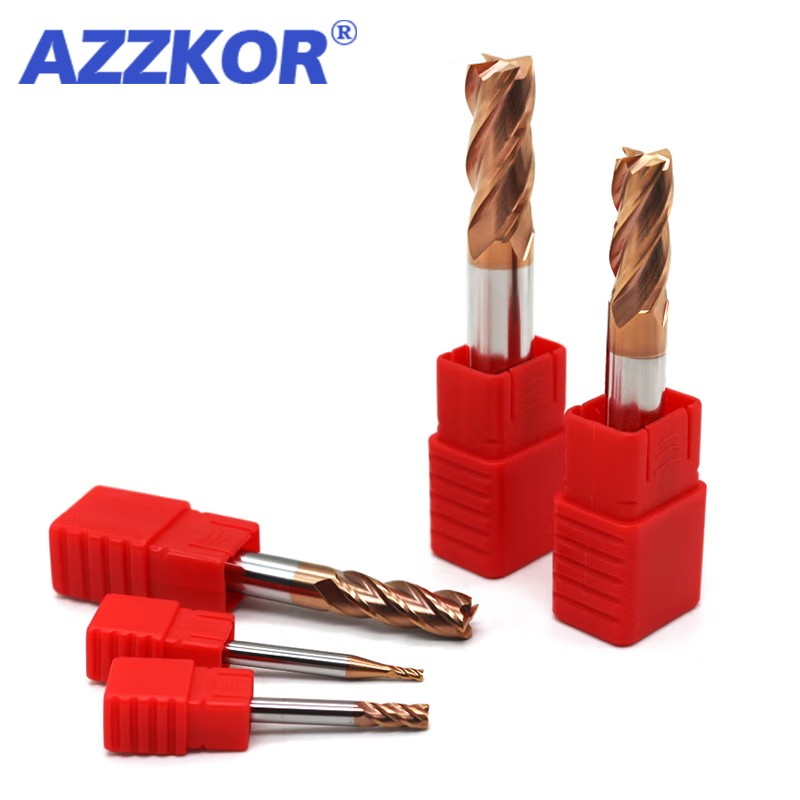 AZZKOR-Tungsten Aço Fresa, rev - End Mill Set avaliação e preço