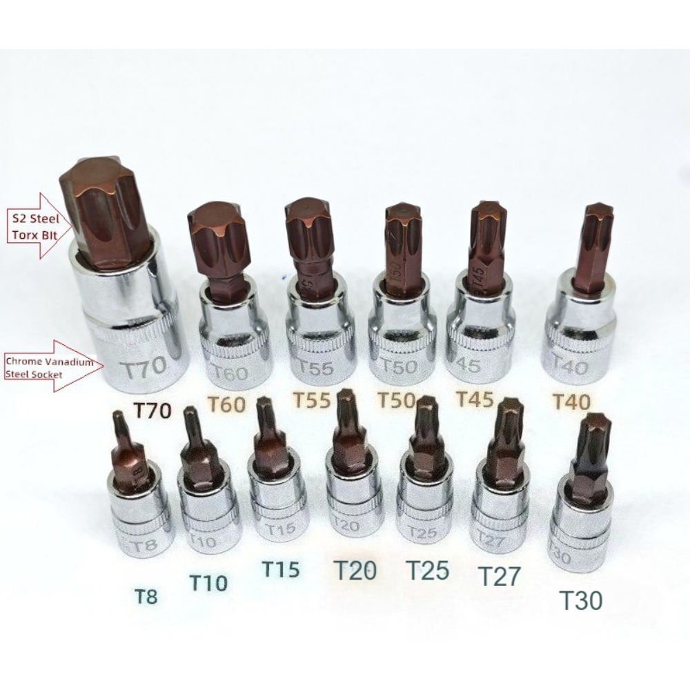 Conjunto de Soquetes Torx de 1 - Cnc Bits avaliação e preço