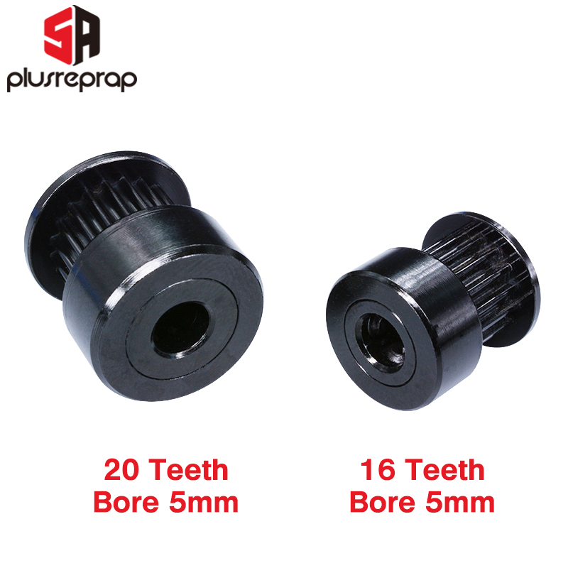 2/5 pçs gt2 16/20 dentes polia - Gt2 Belt avaliação e preço
