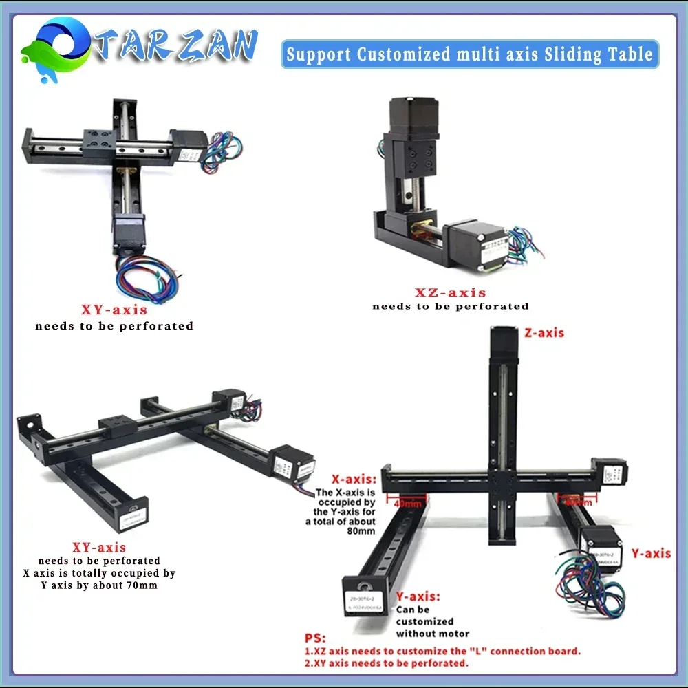 Cnc mini mesa deslizante tipo  - Linear Rod 8Mm avaliação e preço