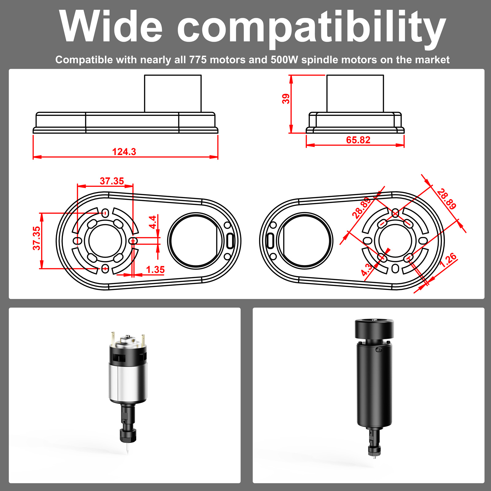 Kit Coletor de Pó a Vácuo CNC  - Spindle Motor avaliação e preço