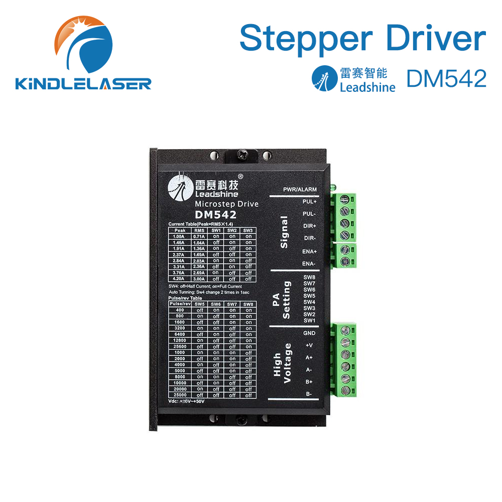 Leadshine DM542 Driver de pass - Nema 17 Stepper avaliação e preço