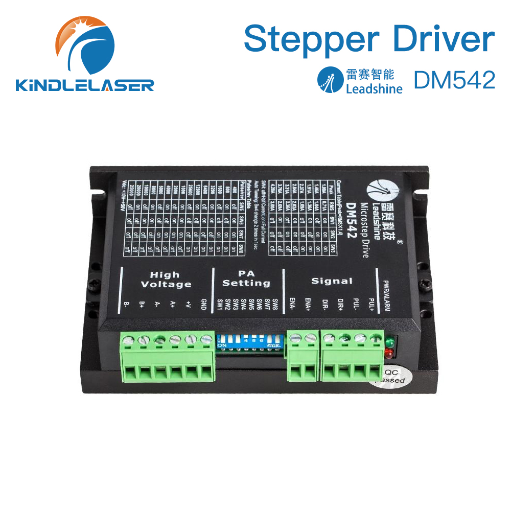 Leadshine DM542 Driver de pass - Nema 17 Stepper avaliação e preço