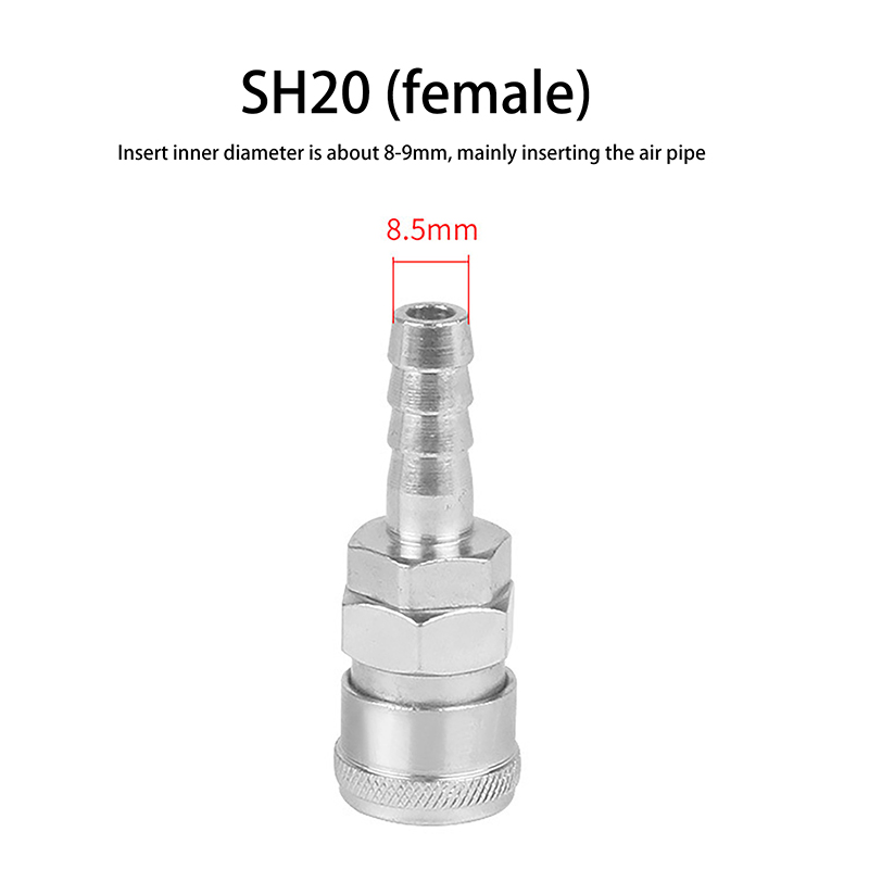 2 peças encaixe pneumático pad - Coupling 8Mm avaliação e preço